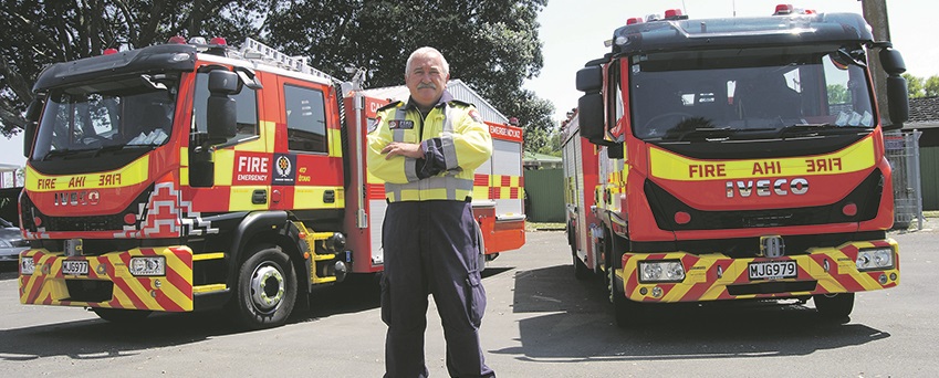 Ian King Ōtaki fire chief Ian King