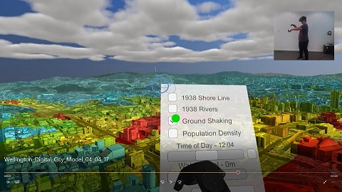3D modelling, allowing many different ways to view and interact with a city (in this case Wellington) is part of NEC's Smart Cities offer 3D render of Wellington